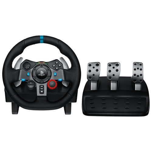 Image 1 de 17.. Volant de course G29 Driving Force de Logitech pour PlayStation/PC - Foncé