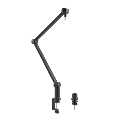 Image 1 of 10.. Duramex Adjustable Microphone Boom Arm 3/8" to 5/8" Screw Adapter Suspension Scissor Mic Stand