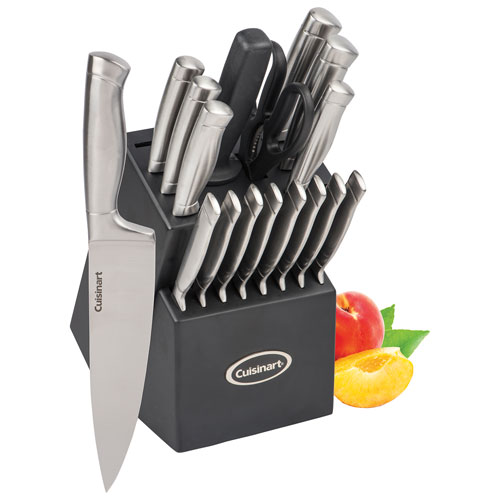 Image 1 of 4.. Cuisinart Stainless Steel 21-Piece Knife Block Set - Only at Best Buy