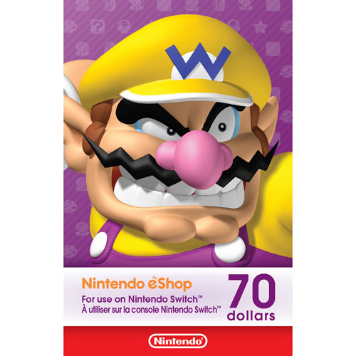 Image 1 of 1.. Nintendo eShop $70 Gift Card - Digital Download