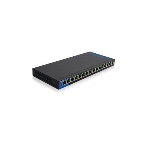 Image 1 of 1.. Linksys 16-Port Gigabit PoE + Switch
