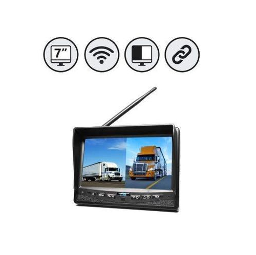 Image 1 of 1.. 7" LW Monitor RVS-Mount Both Side Cameras