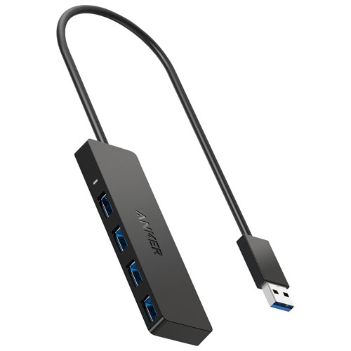 Image 1 de 1.. Concentrateur USB 3.0 à 4 ports ultramince d'Anker
