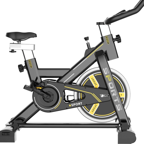 Image 1 de 4.. Vélo stationnaire robuste Carbon-Steel avec écran ACL, siège ajustable et guidon vélo d’exercice pour la salle d’entraînement cardio à la maison de