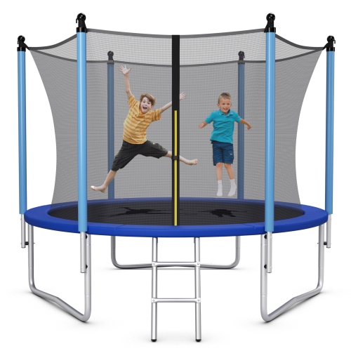 Image 1 of 10.. Gymax 10FT Jumping Exercise Recreational Bounce Trampoline W/Safety Net
