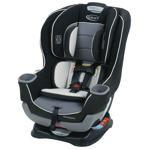 Image 1 of 9.. Graco Extend2Fit Convertible 2-in-1 Car Seat - Gotham