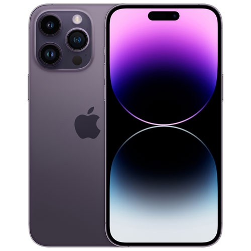 Image 1 de 10.. Remis à neuf - iPhone 14 Pro Max de 128 Go d’Apple - Violet intense - Déverrouillé