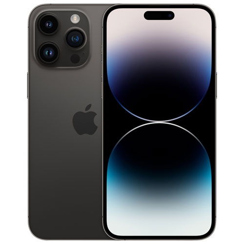 Image 1 de 10.. Remis à neuf - iPhone 14 Pro Max de 256 Go d’Apple - Noir cosmique - Déverrouillé