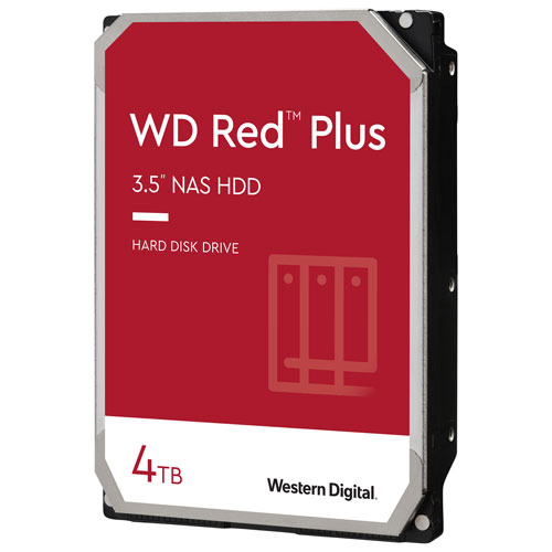 Image 1 de 1.. DD interne stockage en réseau SATA 5640 tr/min 4 To Red Plus WD