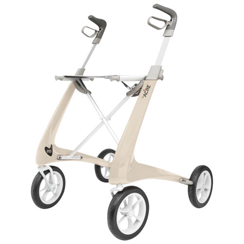 Image 1 of 1.. byACRE Carbon Ultralight Compact Rollator Walker - White