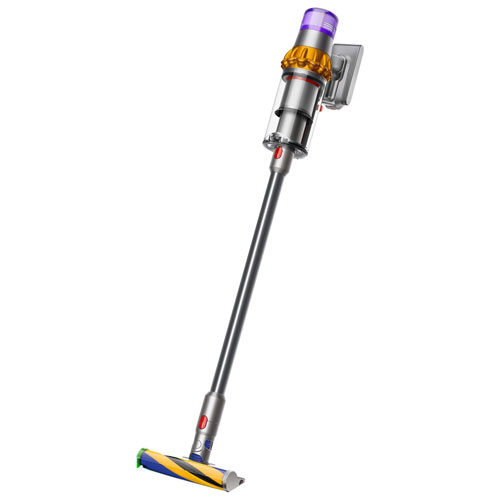 Image 1 of 9.. Dyson V15 Detect Cordless Stick Vacuum - Yellow/Nickel
