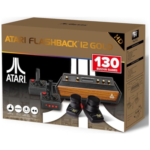 Image 1 of 1.. Atari Flashback 12 Gold Edition Plug&Play Preloaded Games System