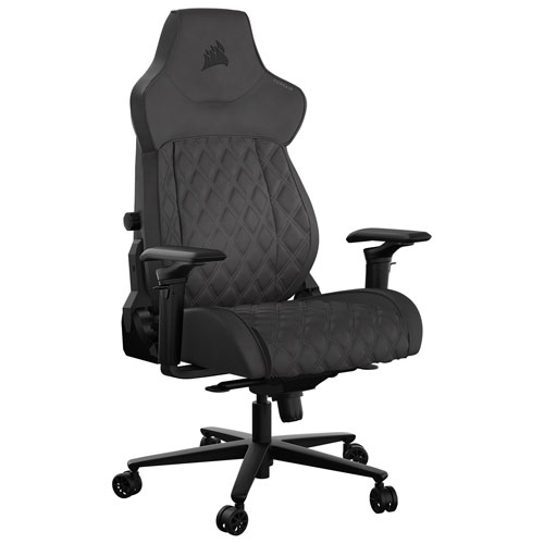 Image 1 de 19.. Fauteuil de jeu ergonomique en tissu TC500 Luxe de Corsair - Noir
