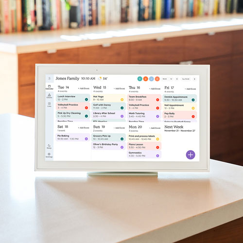 Image 1 of 8.. Skylight Touchscreen Calendar Smart Display - White