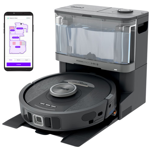 Image 1 of 1.. Shark PowerDetect 2-in-1 Wi-Fi Robot Vacuum & Mop - Black