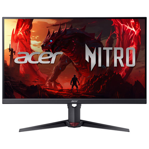 Image 1 de 6.. Moniteur de jeu FreeSync DEL IPS QHD 200 Hz de 27 po d'Acer avec temps de réponse de 0,5 ms gris à gris - Noir