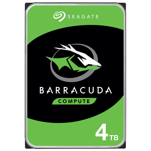 Image 1 de 3.. Disque dur interne de bureau SATA 3,5 po 4 To 7200 tr/min Barracuda de Seagate