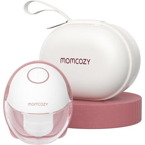 Image 1 de 8.. Momcozy Breast Pump Hands Free Mobile Style | M6, Wearable Breastfeeding Pump Ideal Rhythm for More Milk, DoubleFit Flange More Fit & Discreet with 3