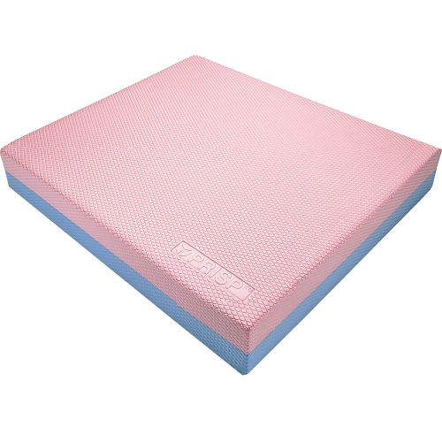 Image 1 of 5.. PRISP Large Foam Balance Pad - High-Density Stability Training Mat for Yoga, Fitness, Home Gym, Physical Therapy and Coordination Exercises; Workout